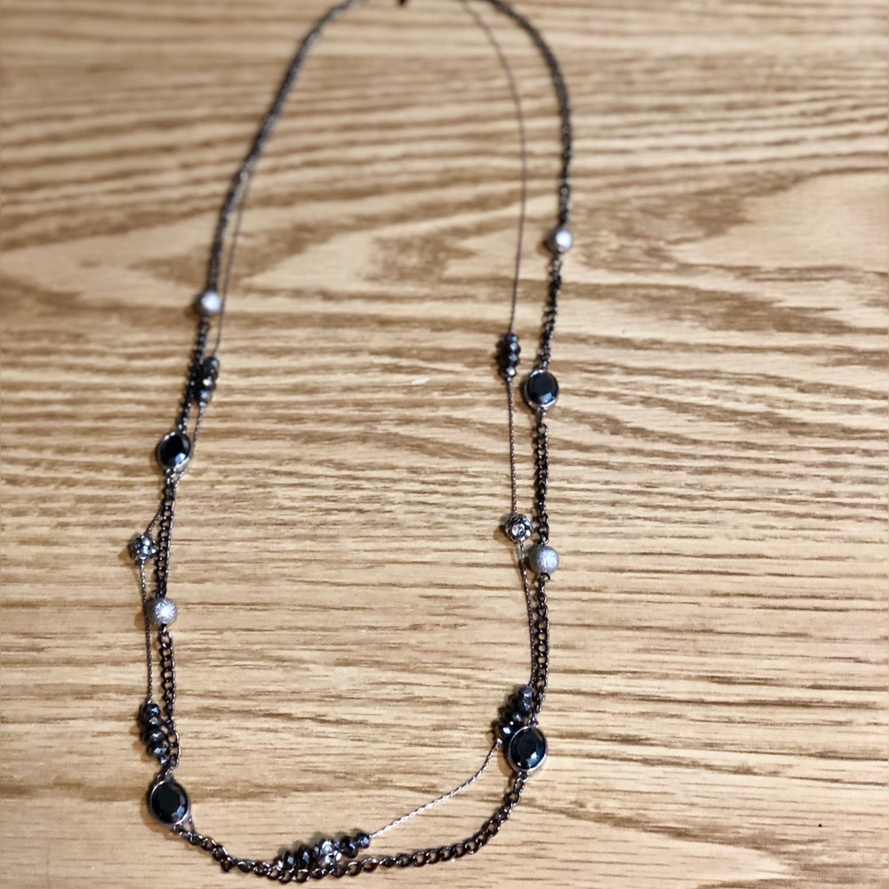 NY&C Black and Silver Necklace